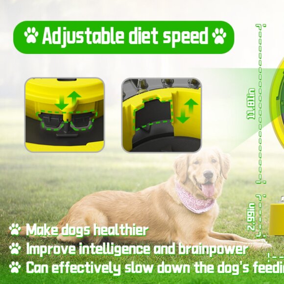 Slow Feeder Dog Bowl~ 17.64 Ounce Capacity- Polypropylene Material- For all size - Picture 8 of 8